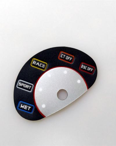 Ferrari 458 (2013+) F12 488 Steering Control Manettino Switch Sticker