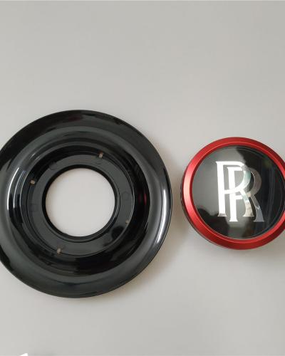 Rolls Royce Center Cap Bezel Black Ghost Dawn Wraith Red Wheel Modify Kit