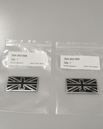 Bentley 6.0T W12 First Edition GT Britain Flag Badge