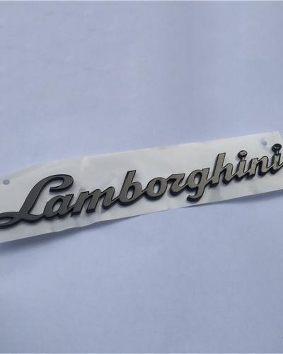 Lamborghini Gallardo Huracan Rear Script Emblem Glossy Black