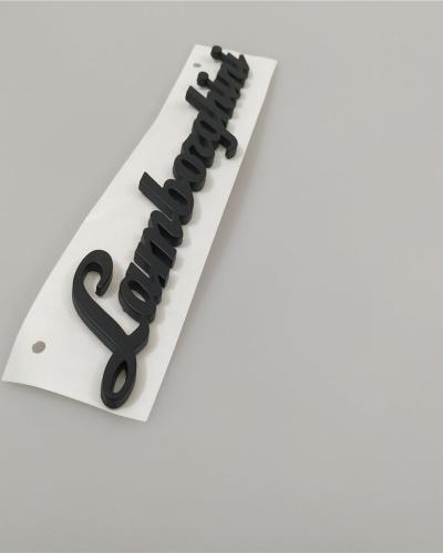 Lamborghini Aventador LP700 LP720 LP750 Rear Script Emblem Matte Black