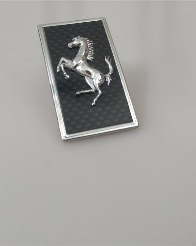 Ferrari Carbon Fiber Front Bonnect Front Bumper badge