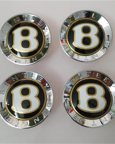 Genuine Bentley Center Cap Set Of 4 Anniversary Edition Black 3Y0601159G