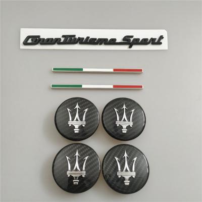 Maserati Granturismo Sport Rear Badge&Skirt Badge&Carbon Fiber Wheel Caps Kit