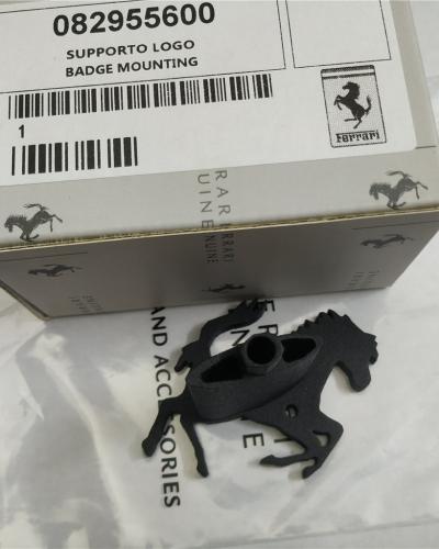 Genuine Ferrari 458 Italia Spider Front Bumper Badge Mounting #82955600