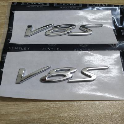 Set of 2 Bentley Flying Spur V8S Badge Emblem Silvery Color 3W8853675H