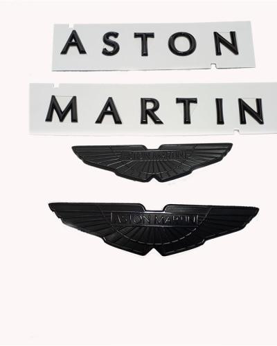 Aston Martin DB12 Bonnet/Boot Black Chrome Badge & Rear Badge Kit