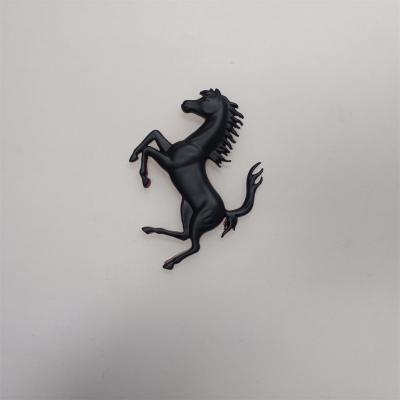 Ferrari Prancing Horse Matte Black Badge Copper Emblem 7*4.8CM(Fit Many)
