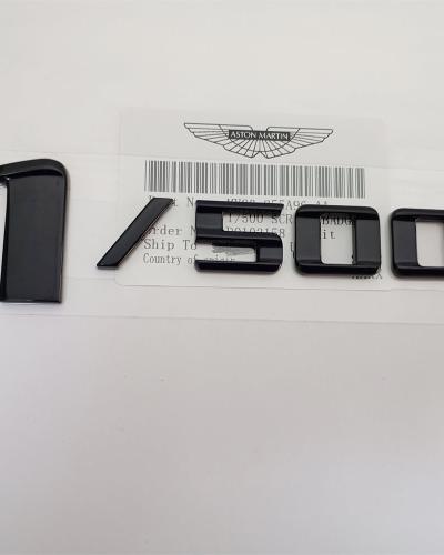 Aston Martin DBX 1/500 Side Badge Gloss Black Emblem MY83-255A96-AA