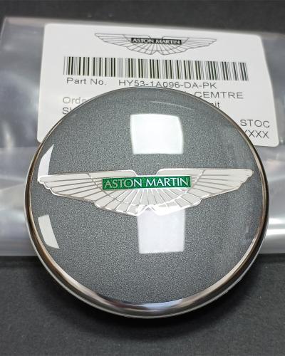 Aston Martin Center Cap Light Anthracite Wing Green Genuine HY53-1A096-DA-PK 1PC