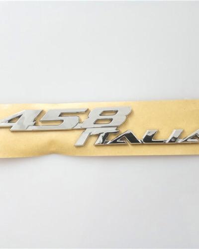 Ferrari 458 Italia Rear Script Emblem Badge Silver