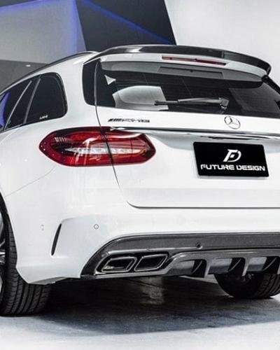 Future Design Carbon Fiber Rear Spoiler Compatible With Mercedes C-Class/C43/C63 (S205)