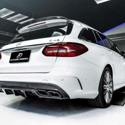 Future Design Carbon Fiber Rear Spoiler Compatible With Mercedes C-Class/C43/C63 (S205)