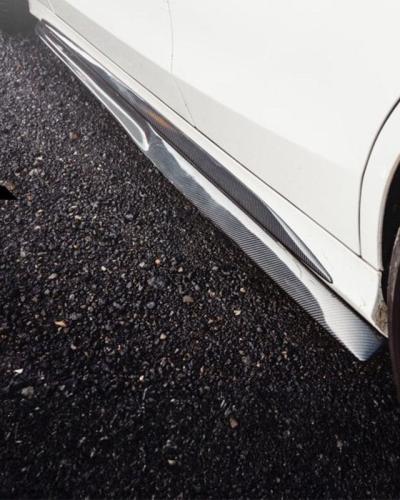 PSM Dynamic Carbon Fiber Side Skirts Compatible With Mercedes C-Class/C43/C63 (W205/S205)
