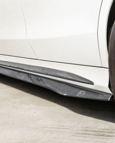 PSM Dynamic GT Carbon Fiber Side Skirts Compatible With Mercedes C-Class/C43/C63 (W205/S205)