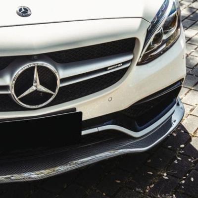 P1 Carbon Fiber Front Lip Spoiler Compatible With Mercedes C63 (C205/A205)