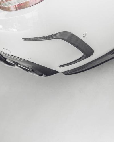 Future Design Carbon Fiber Rear Bumper Vent Surround Compatible With Mercedes C63 (W205)