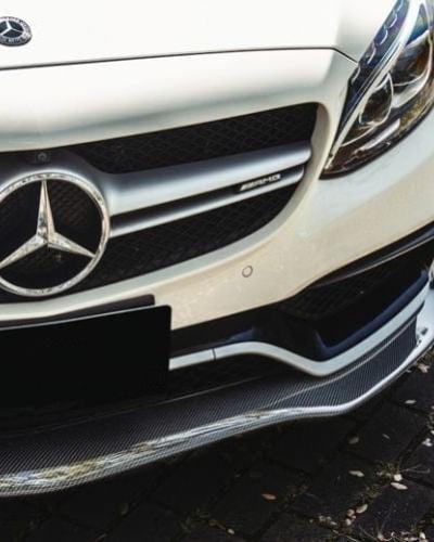 P1 Carbon Fiber Front Lip Spoiler Compatible With Mercedes C63 (W205/S205)