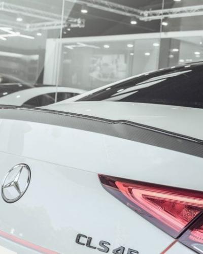 Future Design Carbon Fiber Rear Spoiler Compatible With Mercedes CLS-Class/CLS53 (W257/C257)