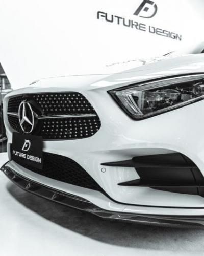 Future Design GT-V Carbon Fiber Front Lip Compatible With Mercedes CLS-Class/CLS53 (W257/C257)