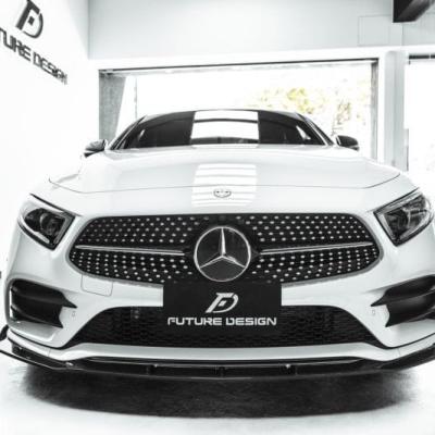 Future Design GT-V Carbon Fiber Front Lip Compatible With Mercedes CLS-Class/CLS53 (W257/C257)