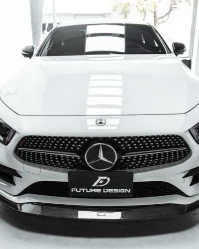 Future Design Carbon Fiber Front Lip Compatible With Mercedes CLS-Class/CLS53 (W257/C257)