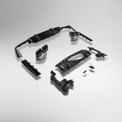 E63 Facelift Future Design Carbon Fiber Rear Diffuser Conversion Kit Compatible With Mercedes E-Class/E53 (W213)