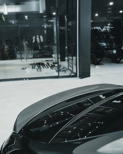 Future Design Carbon Fiber Rear Spoiler Compatible With Mercedes E-Class/E53e (W214)