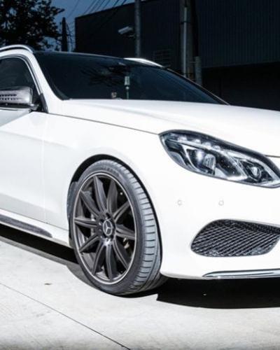 Future Design Carbon Fiber Side Skirt Trim Compatible With Mercedes E-Class (W212/S212)