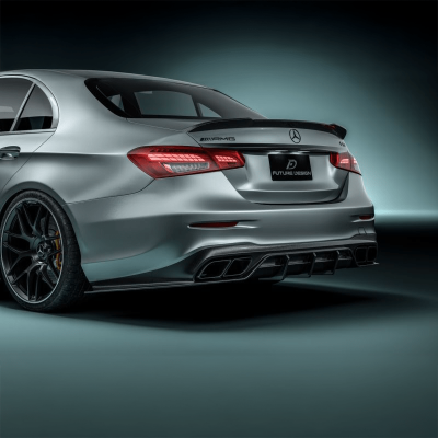 Facelift Future Design Carbon Fiber Rear Trunk Spoiler Compatible With Mercedes E-Class (W213)