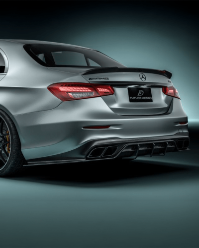 Facelift Future Design Carbon Fiber Rear Trunk Spoiler Compatible With Mercedes E-Class (W213)
