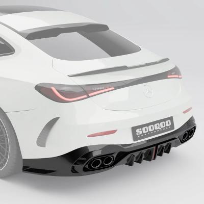 SOOQOO Carbon Fiber Rear Diffuser Compatible With Mercedes CLE53 (C236/A236)