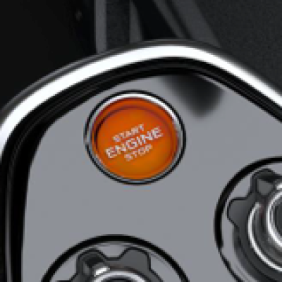McLaren Papaya Start/Stop Button