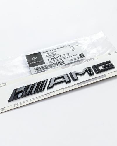 Mercedes Benz Gross Black AMG Rear Trunk Emblem Decal Badge A4638172500