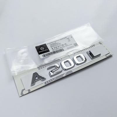 Mercedes-Benz Chrome Silver "A200L" Rear Trunk Emblem Badge Logo A2188170516