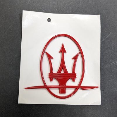 Maserati Quattroporte GranTurismo Ghibli Levante RH Red Side Logo Emblem Badge