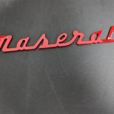Maserati Quattroporte GranTurismo-Maserati Rear Emblems Script Gloss 673001404