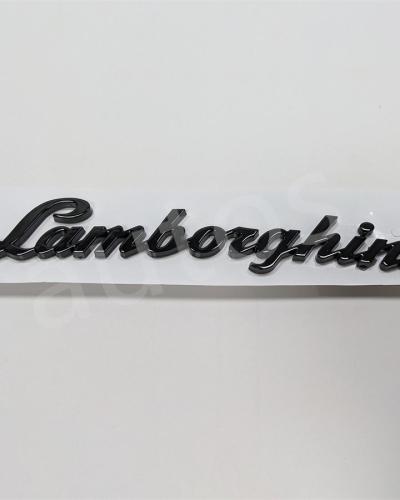 Lamborghini Aventador LP700 LP720 LP750 Rear Script Badge Gloss Black