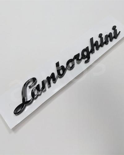 Lamborghini Aventador LP700 LP720 LP750 Rear Script Badge Gloss Black