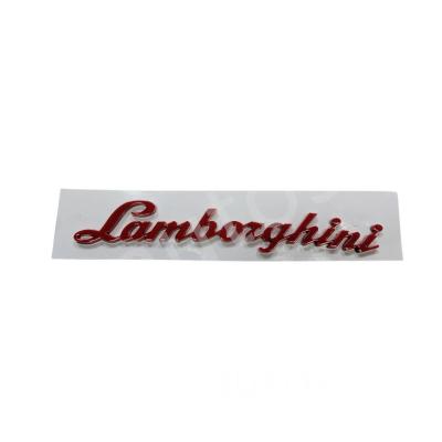 Lamborghini Aventador LP700 LP720 LP750 Rear Script Badge Gloss Red