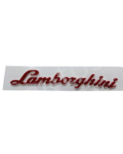 Lamborghini Aventador LP700 LP720 LP750 Rear Script Badge Gloss Red