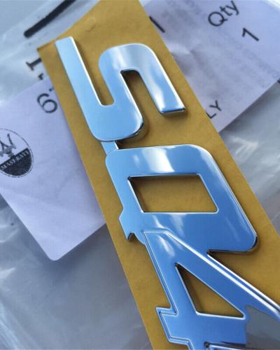 Maserati 2017 Quattroporte Ghibli SQ4 Rear Script Badge Emblem 670101231 OEM