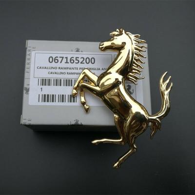 Ferrari California Front Bumper Horse Emblem Gold 67165200