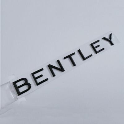 Bentley Continental GT Badge Script Emblem Rear Bright Black
