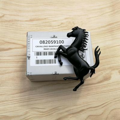 Ferrari 458 California GTC4 Rear Bumper Horse Badge Emblem Matte Black