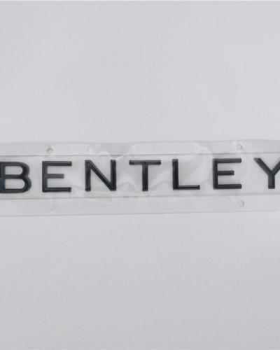 Bentley Continental GT Badge Script Emblem Rear Bright Black