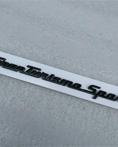 Maserati Granturismo Sport Rear Emblem Badge Glossy Black