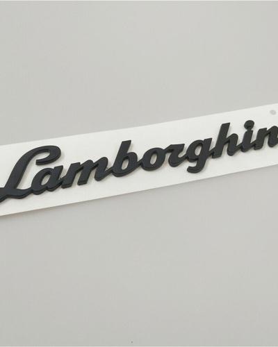 Lamborghini Gallardo Huracan Rear Script Emblem Matte Black