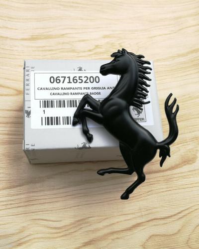 Ferrari california Front Bumper Horse Emblem Black 67165200