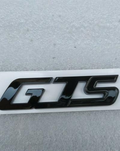 Maserati 2017 Quattroporte Ghibli GTS Rear Script Badge Emblem Glossy Black